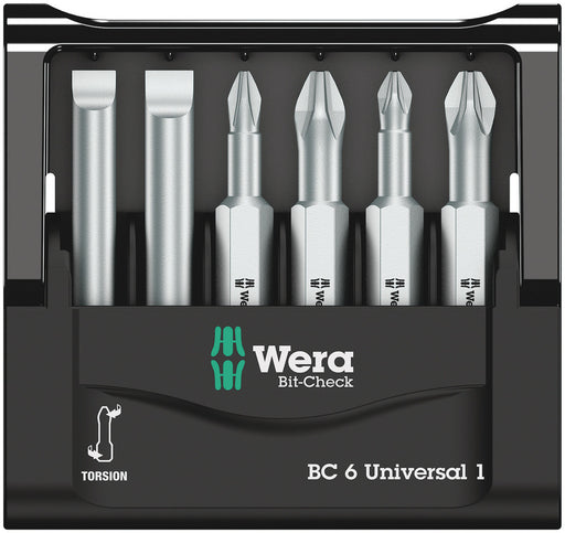 Wera Bit-Check 6 Universal 1, 6 pieces 05056474001, view 2