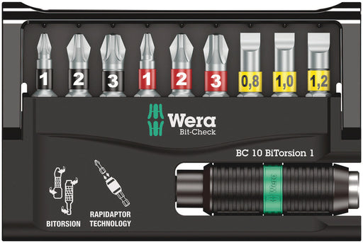 Wera Bit-Check 10 BiTorsion 1, 10 pieces 05056374001, view 2