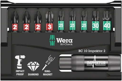 Wera Bit-Check 10 Impaktor 2, 10 pieces 05057682001, view 2