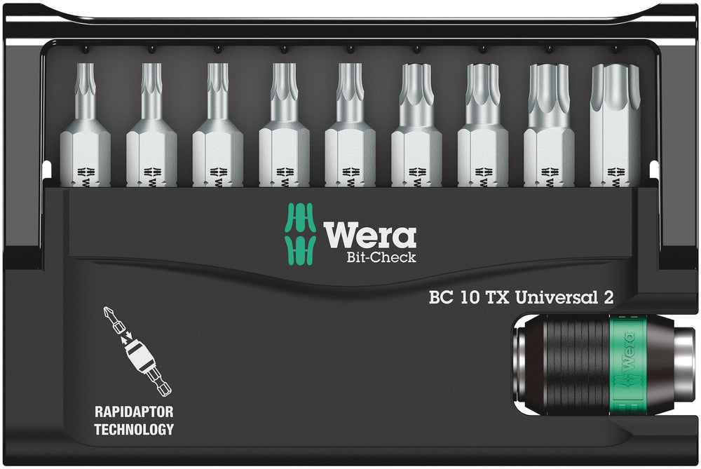 Wera Bit-Check 10 TX Universal 2, 10 pieces 05057115001, view 2