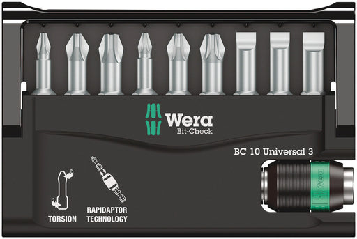 Wera Bit-Check 10 Universal 3, 10 pieces 05056375001, view 2