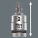 Wera 8755 A Pozidriv Zyklop bit socket, 1/4" drive, PZ 1 x 28 mm 05003353001, view 5