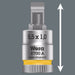 Wera 8700 A FL Slotted screws Zyklop bit socket, 1/4" drive, 0.8 x 5.5 x 28 mm 05003320001, view 4