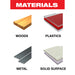 Diablo DND911150H05G 9" x 11" Sand Demon™ 150-Grit Reusable Sanding Sheets (5-pk) - Materials image