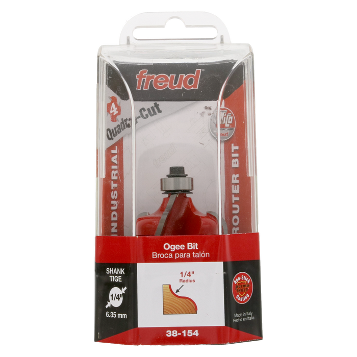 Freud 38-154 1-1/2" Quadra-Cut (Dia.) Ogee Bit - Package image