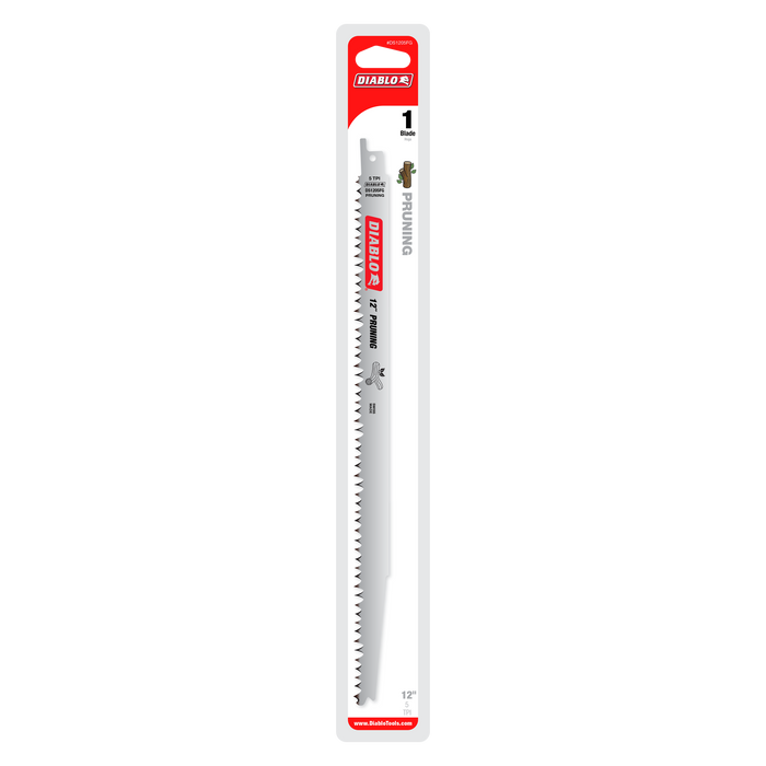Diablo DS1205FG 12" 5TPI Fleam Ground Reciprocating Saw Blade for Pruning - Package image