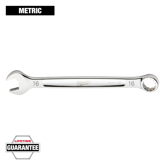 Milwaukee 16 mm X 16 mm 12 Point Metric Combination Wrench 8.27 in. L 1 pc 45-96-9516, main product view