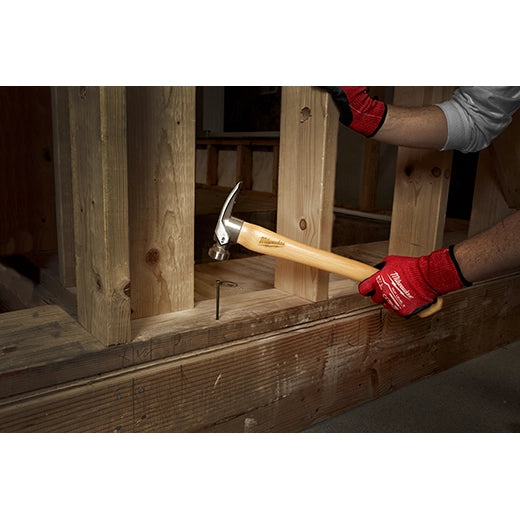 Milwaukee 19oz Smooth Face Hickory Handle Framing Hammer 48-22-9519