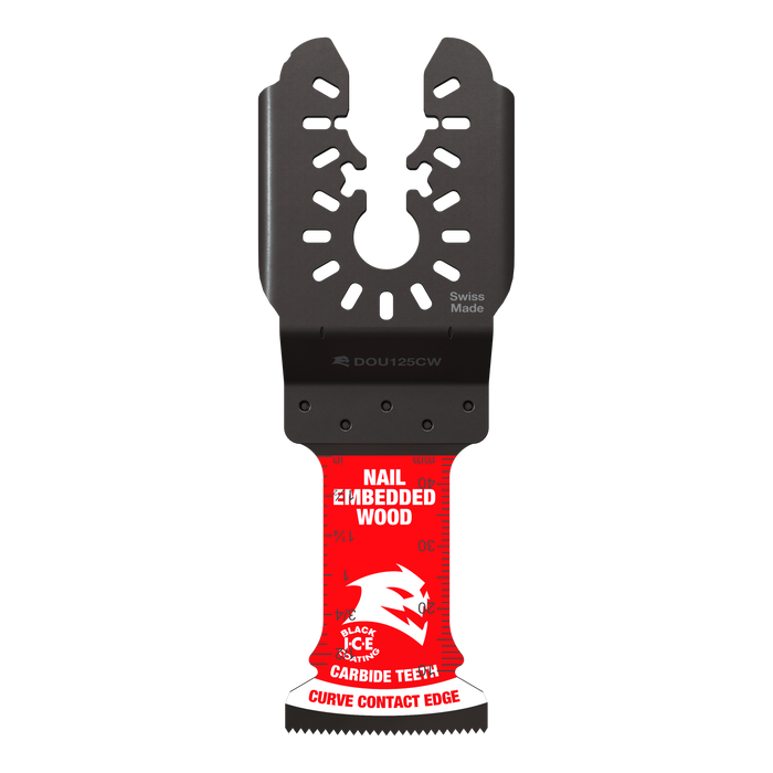 Diablo DOU125CW10 1-1/4" Diablo AMPED™ Demo Demon™ Carbide Teeth Oscillating Blades for Nail-Embedded Wood (10-pk) - Main image