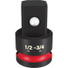 Milwaukee Shockwave Impact Duty 3/4 in. X 1/2 in. drive Impact Socket 1 pc 49-66-6726, main product view