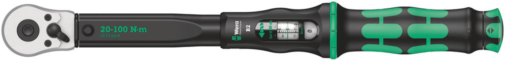 Click-Torque B 2 torque wrench with reversible ratchet, 20-100 Nm