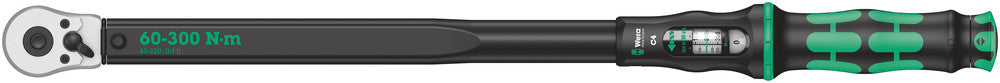 Click-Torque C 4 torque wrench with reversible ratchet, 60-300 Nm