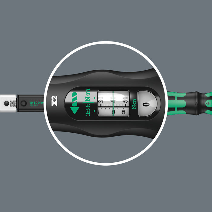 Wera Click-Torque X 2 torque wrench for insert tools, 10-50 Nm, 9x12 x 10-50 Nm 05075652001, view 5
