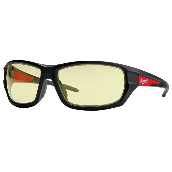 Milwaukee Performance Anti-Fog Safety Glasses Yellow Lens 48-73-2120, main product view