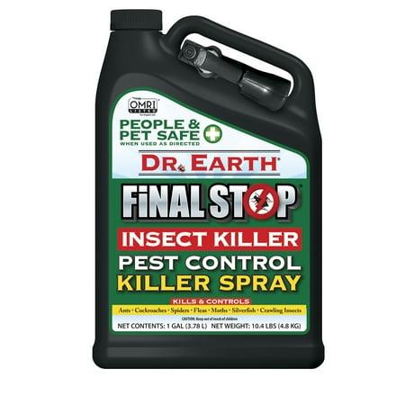 Dr. Earth Organic & Natural Final Stop Pest Control Insect Killer  1 Gallon RTU