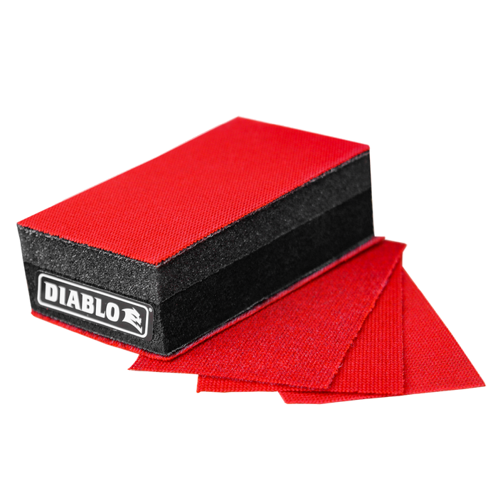 Diablo DFB323DUOH01G 3-2/3" x 9" Reusable Hand Sanding Block - Main image