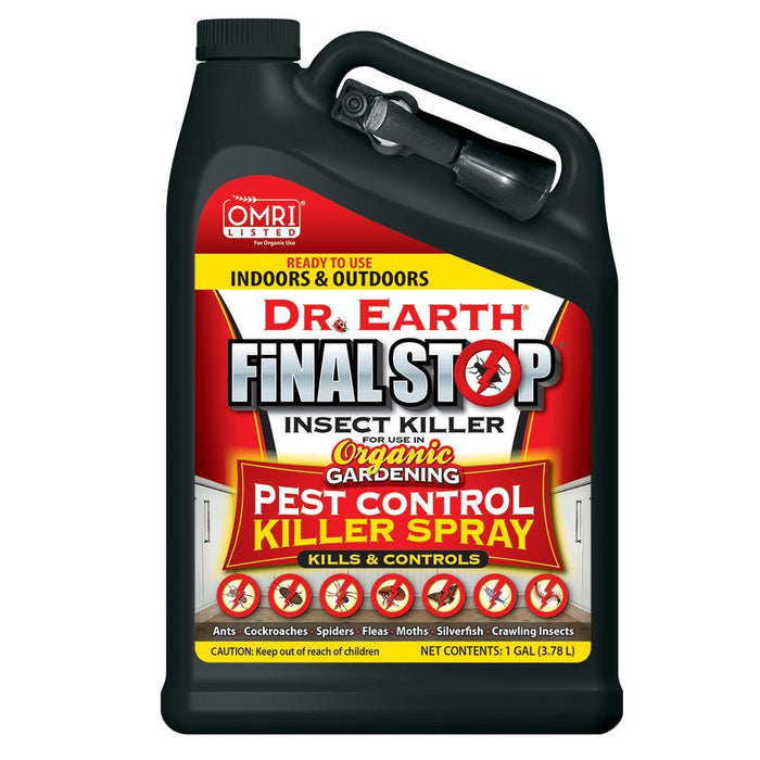Dr. Earth Organic & Natural Final Stop Pest Control Insect Killer  1 Gallon RTU