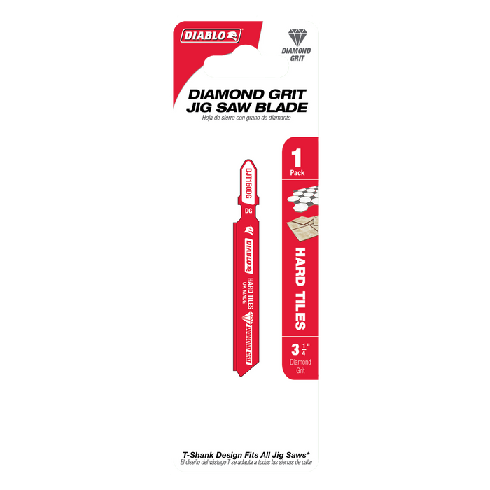 Diablo DJT150DG 3-1/4" Diamond Grit Jig Saw Blade for Hard Tile - Package image