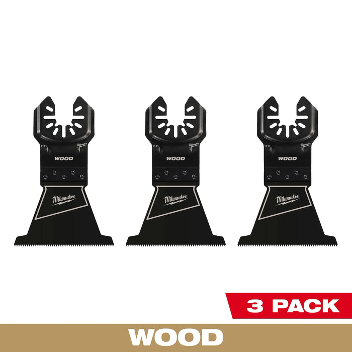Milwaukee Universal Fit Open-Lok 2-1/2 in. High Carbon Steel Multi-Tool Oscillating Blade 49-25-1113, main product view