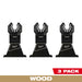 Milwaukee Universal Fit Open-Lok 2-1/2 in. High Carbon Steel Multi-Tool Oscillating Blade 49-25-1113, main product view