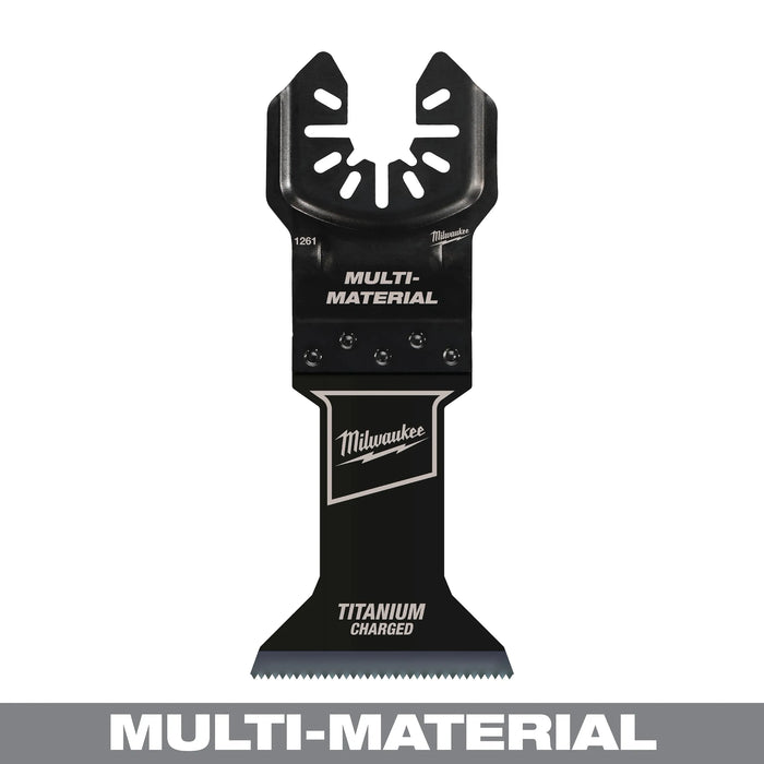 Milwaukee Universal Fit Open-Lok 1-3/4 in. W Bi-Metal Multi-Tool Oscillating Blade Multi-Material 1 49-25-1261, main product view