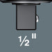 Wera 7783 C Square drive insert, 14x18 mm, 14x18 x 1/2" x 65 mm 05078345001, view 3