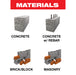Diablo DMAPL4330 1-1/4" x 16" x 18" Rebar Demon™ SDS-Plus 4-Cutter Full Carbide Head Hammer Drill Bit - Materials image