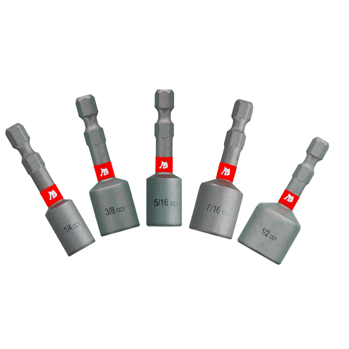 Diablo DNTSS-S5 5-Piece 1-7/8" Magnetic Nut Driver Assorted Pack - Main image
