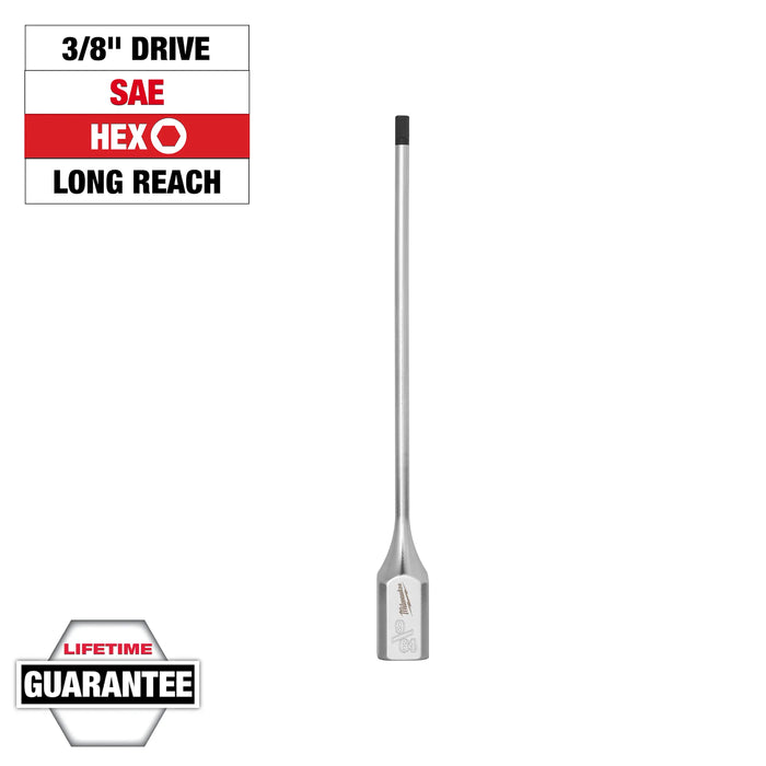 Milwaukee 3/8in. Drive 9/64in. Long Hex Bit Socket, 45-34-1075, main product view