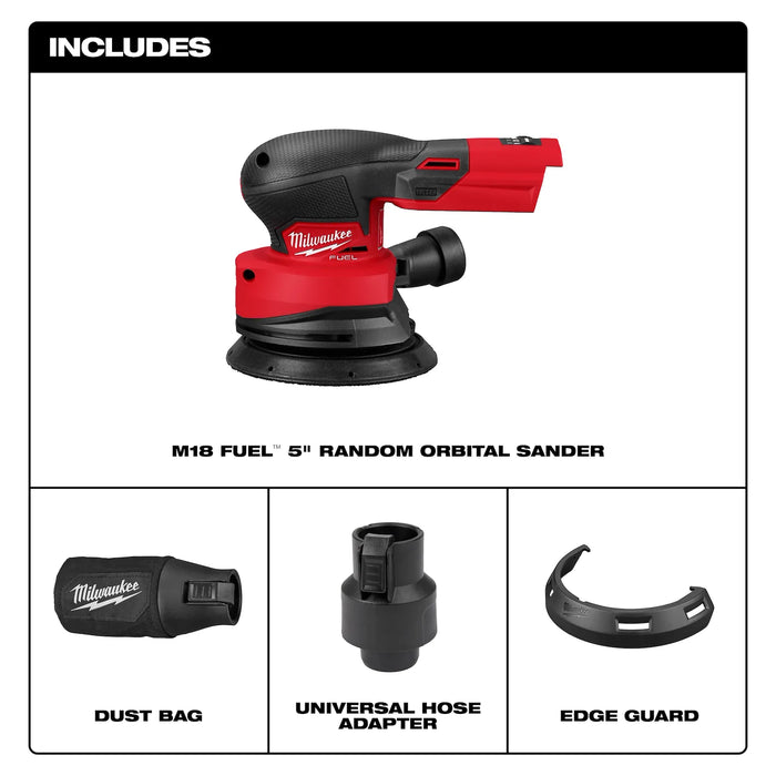 Milwaukee M18 FUEL™  5" Random Orbital Sander 2837-20