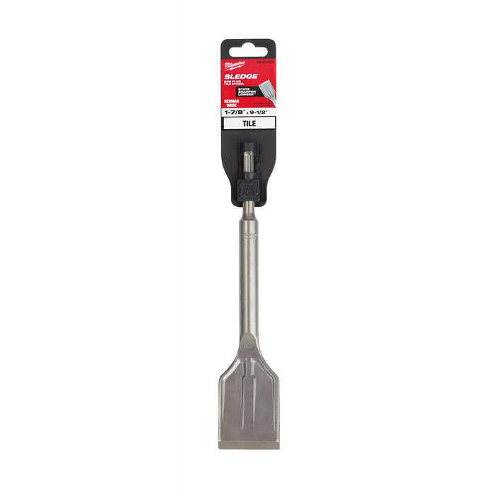 Milwaukee Sledge 1-7/8 in. X 9-1/2 in. L Forged Steel Tile Chisel Bit SDS-Plus Shank 1 pk 48-62-6030, main product view
