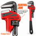 Florida Tools offset pipe wrench adjustable jaw