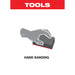 Diablo DFBLANGSFN04G 5" x 3" x 1" 180-Grit Corner Contact Sanding Sponges (4-pk) - Tools image