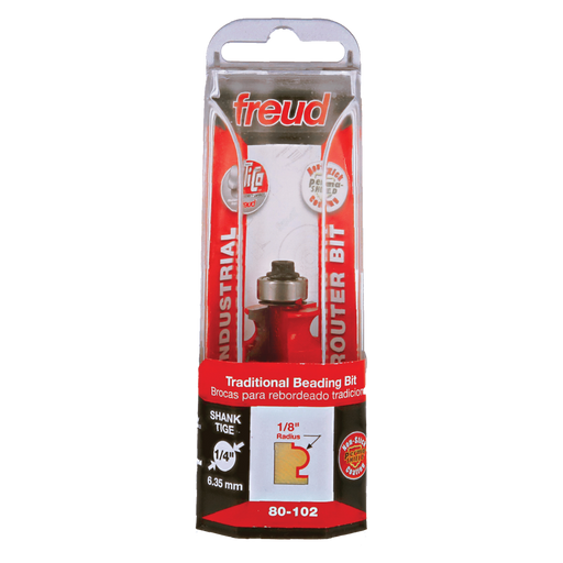 Freud 80-102 1/8" Radius Traditional Beading Bit - Package image