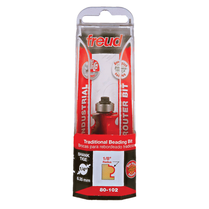 Freud 80-102 1/8" Radius Traditional Beading Bit - Package image