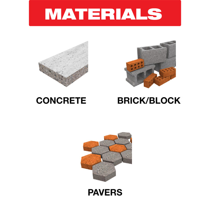 Diablo DBD040125701C 4" Type 27 Masonry Cut-Off Disc - Materials image