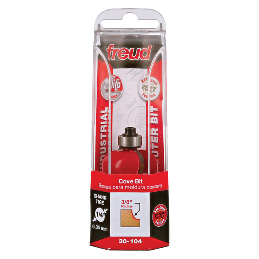 Freud 30-104 3/8" Radius Cove Bit - Package image