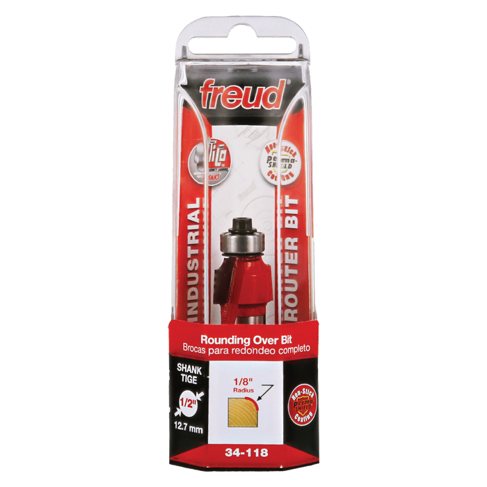 Freud 34-118 1/8" Radius Rounding Over Bit - Package image