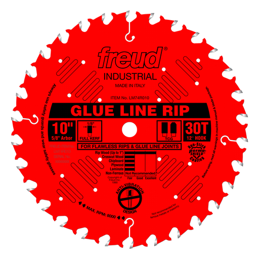 Freud LM74R010 10" Industrial Glue Line Ripping Blade - Main image