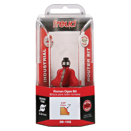 Freud 38-102 1-3/8" Quadra-Cut (Dia.) Roman Ogee Bit - Package image