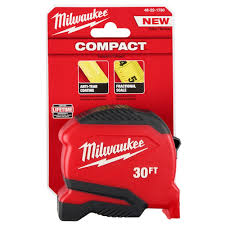 Milwaukee 30ft Compact Tape Measure 48-22-1730