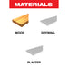 Diablo DND090120H05G 9" Sand Demon™ 120-Grit Sanding Discs for Drywall (5-pk) - Materials image