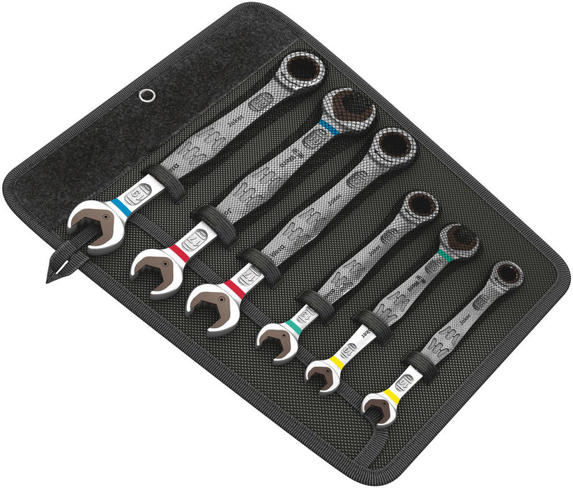 6000/6002 Joker 6 Set 1 Ratcheting combination / double open-end wrenches set