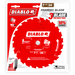 Diablo D0724X3 7-1/4" x 24-Teeth Framing Saw Blades for Wood (3-pk) - Package image