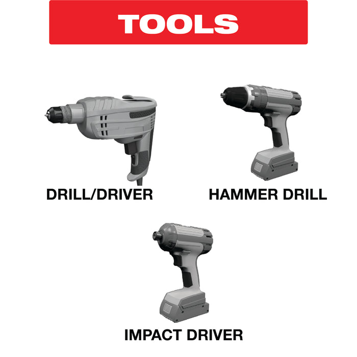 Diablo DMARG1150 1/2" x 4" x 6" SPEEDemon™ Red Granite PLUS™ Carbide-Tipped Hammer Drill Bit - Tools image