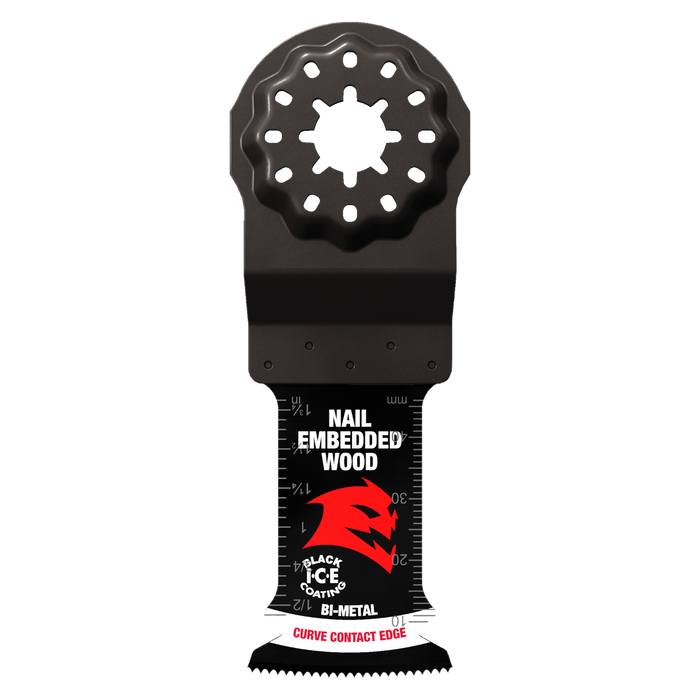 Diablo DOS125BW3 1-1/4" Demo Demon™ Starlock Bi-Metal Oscillating Blades for Nail-Embedded Wood (3-pk) - Main image