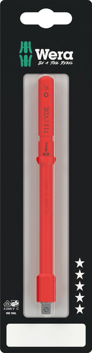 Kraftform Kompakt A VDE 712 i SB Adapter blade, insulated, for 1/4" sockets