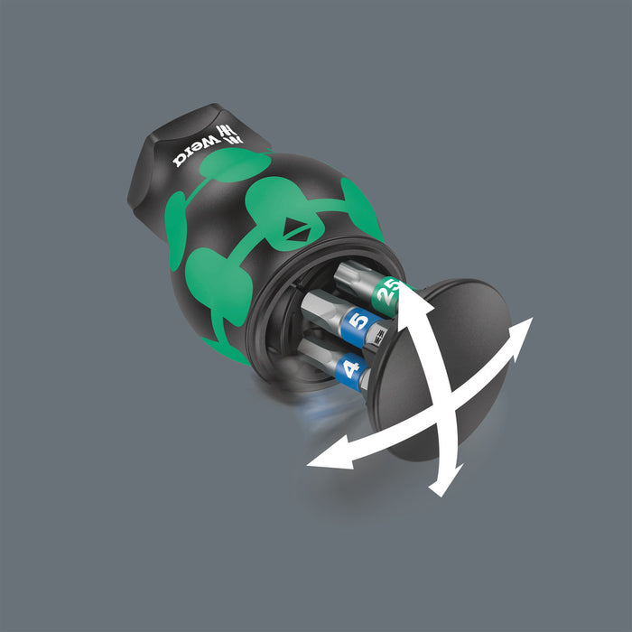 Wera Kraftform Kompakt Stubby magazine 3, 6 pieces 05008875001, view 6
