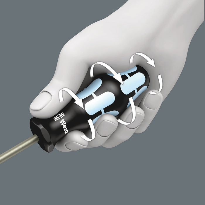 Wera 3368 Screwdriver for square socket screws, stainless, # 1 x 80 mm 05032070002, view 7