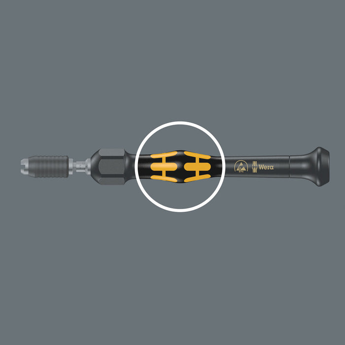 Wera 1430 ESD Kraftform Micro adjustable torque screwdrivers (0.02-0.11 Nm) with quick-release chuck, 1431 ESD x 0.05-0.11 Nm 05074804001, view 10